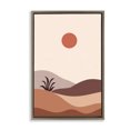 thumbnail image 1 of Stupell Industries Bohemian Brown Floating Frame Canvas Art, 17 x 25, by Omar Escalante, 1 of 8