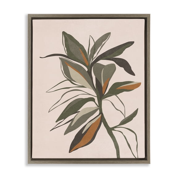 Stupell Industries Bohemian Brown Floating Frame Canvas Art, 25 x 31, by Nataly White