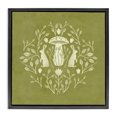 thumbnail image 1 of Stupell Industries Bohemian Cottagecore Mushroom & Rabbits Black Floating Frame Canvas Art, 18 x 18, by Katie O'Shea, 1 of 8