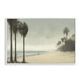 thumbnail image 1 of Stupell Industries Bohemian Deserted Beach & Palms White Framed Giclee Art, 24 x 16, by Noah Bay, 1 of 8