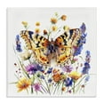 thumbnail image 1 of Stupell Industries Bohemian Garden Flowers & Butterfly Canvas Art, 24 x 24, by LSR Design Studio, 1 of 8