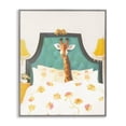 thumbnail image 1 of Stupell Industries Bohemian Good Morning Giraffe in Bed Gray Framed Giclee Art, 16 x 20, by Leah Straatsma, 1 of 8