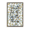 thumbnail image 1 of Stupell Industries Bohemian Hustle For Pretty Things Brown Floating Frame Canvas Art, 21 x 31, by Lanie Loreth, 1 of 8