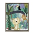 thumbnail image 1 of Stupell Industries Bohemian Jungle Cheetah & Toucan Brown Floating Frame Canvas Art, 25 x 31, by Carla Daly, 1 of 8