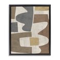 thumbnail image 1 of Stupell Industries Bohemian Modern Geometric Boho Black Floating Frame Canvas Art, 17 x 21, by Amber Sterling, 1 of 7