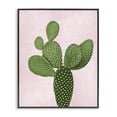 thumbnail image 1 of Stupell Industries Bohemian Prickly Pear over Pastel Pink Black Framed Giclee Art, 11 x 14, by Mia Jensen, 1 of 7