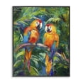 thumbnail image 1 of Stupell Industries Bohemian Rainforest Parrot Branch Black Framed Giclee Art, 16 x 20, by Ramona Murdock, 1 of 8