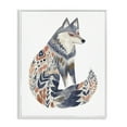 thumbnail image 1 of Stupell Industries Bohemian Scandinavian Style Wolf White Framed Giclee Art, 16 x 20, by LSR Design Studio, 1 of 8