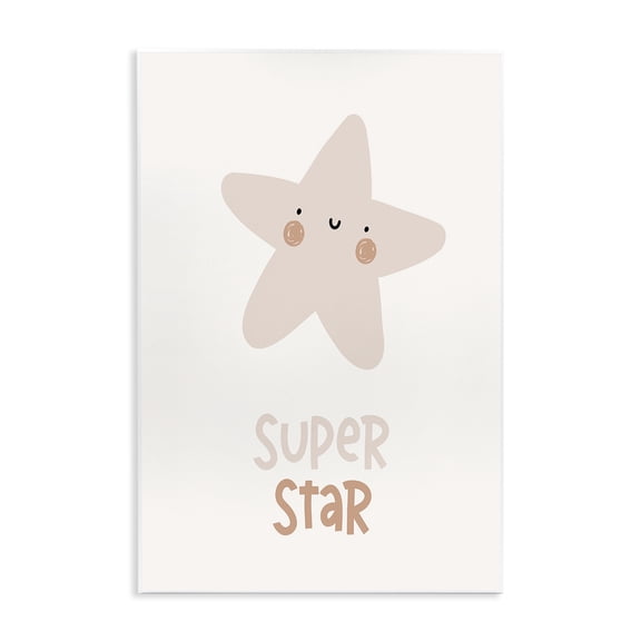 Stupell Industries Bohemian Smiling Super Star Wall Plaque Art, 10 x 15, by LSR Design Studio