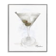 thumbnail image 1 of Stupell Industries Bohemian Soft Muted Martini Gray Framed Giclee Art, 11 x 14, by Matthew Piotrowicz, 1 of 7