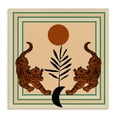 thumbnail image 1 of Stupell Industries Bohemian Symmetrical Tropical Tigers Canvas Art, 17 x 17, by Melissa Wang, 1 of 8