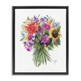 thumbnail image 1 of Stupell Industries Bohemian Vivid Flower Bunches Black Floating Frame Canvas Art, 25 x 31, by Alexandria Gilbert Kincaid, 1 of 8