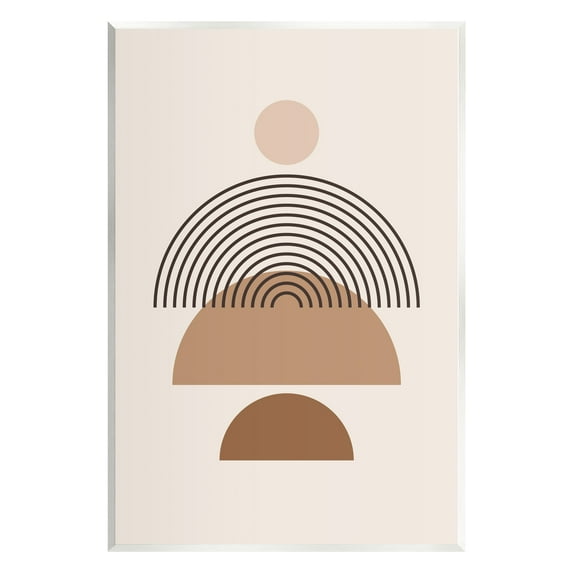 Stupell Industries Boho Arch Shapes Abstract Painting Unframed Art Print Wall Art, 10 x 15