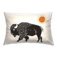 thumbnail image 1 of Stupell Industries Boho Bison & Sun Decorative Printed Throw Pillow, 14 x 20, 1 of 8