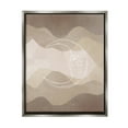thumbnail image 1 of Stupell Industries Boho Celestial Moon Landscape Painting Gray Floater Framed Canvas Art Print Wall Art, 17 x 21, 1 of 10