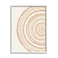 thumbnail image 1 of Stupell Industries Boho Circle Striped Pattern Abstract Red Yellow Tones, 11 x 14,Design by Nancy McKenzie, 1 of 5