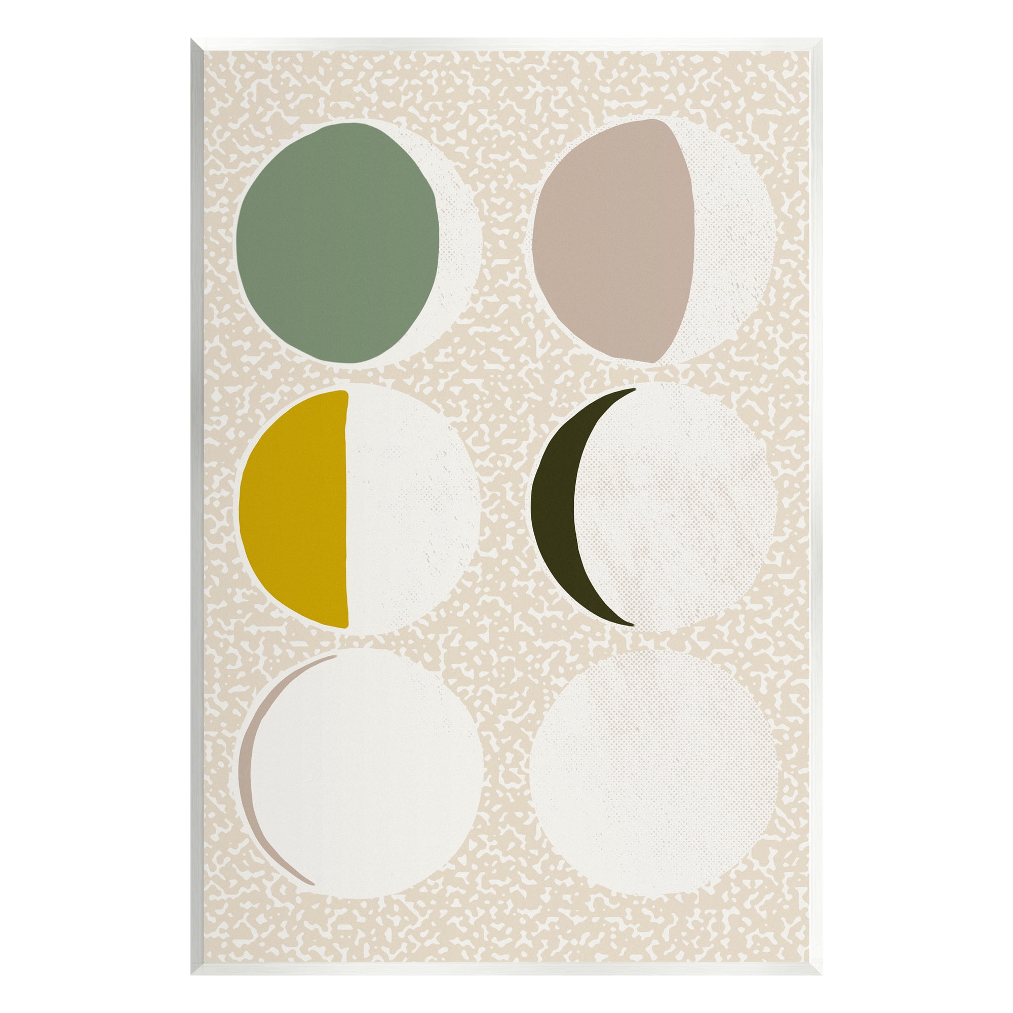 Stupell Industries Boho Contemporary Moon Phases Abstract Painting Unframed Art Print Wall Art