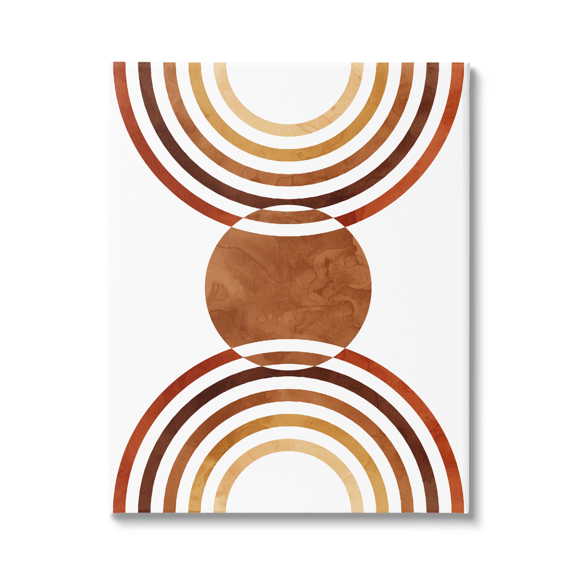 Stupell Industries Boho Earthy Arches Abstract Painting Gallery Wrapped Canvas Art Print Wall Art, 36 x 48