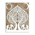 thumbnail image 1 of Stupell Industries Boho Elephants Tree of Life Abstract Sun Moon, 13 x 19,Design by Daphne Polselli, 1 of 5
