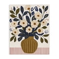 thumbnail image 1 of Stupell Industries Eclectic Boho Floral Vase with Stripes Canvas Art, 16 x 20, by Creative Studio, 1 of 8