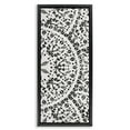 thumbnail image 1 of Stupell Industries Boho Fractal Pattern Study Abstract Painting Black Floater Framed Canvas Art Print Wall Art, 11 x 25, 1 of 9