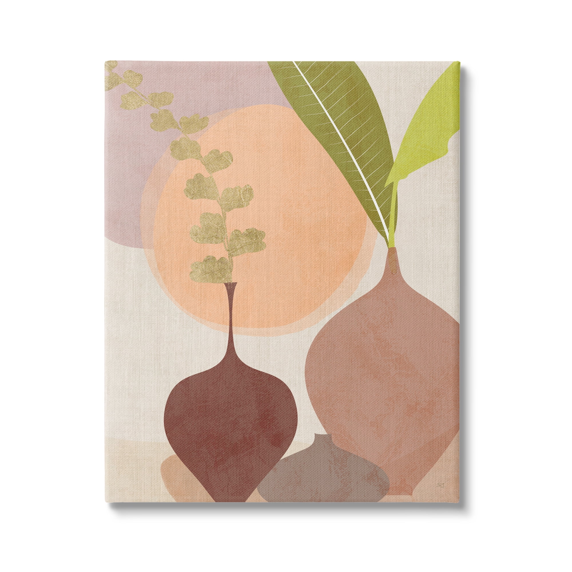 Stupell Industries Boho House Plants Botanical & Floral Painting Gallery Wrapped Canvas Art Print Wall Art, 16 x 20