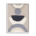 thumbnail image 1 of Stupell Industries Boho Inspired Abstraction Layered Blue Circular Shapes, 24 x 30, Designed by Jess Bruggink, 1 of 7