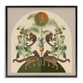 thumbnail image 1 of Stupell Industries Boho Jungle Animals Landscape Painting Black Framed Art Print Wall Art, 12 x 12, 1 of 10