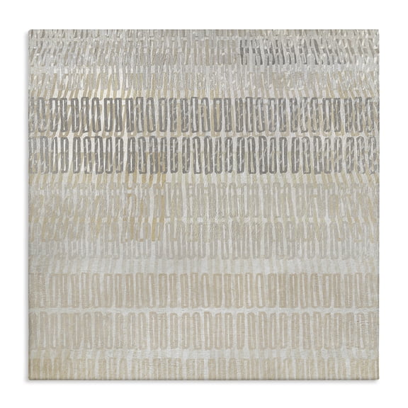 Stupell Industries Boho Layered Shapes Pattern Abstract Painting Gallery Wrapped Canvas Art Print Wall Art, 36 x 36