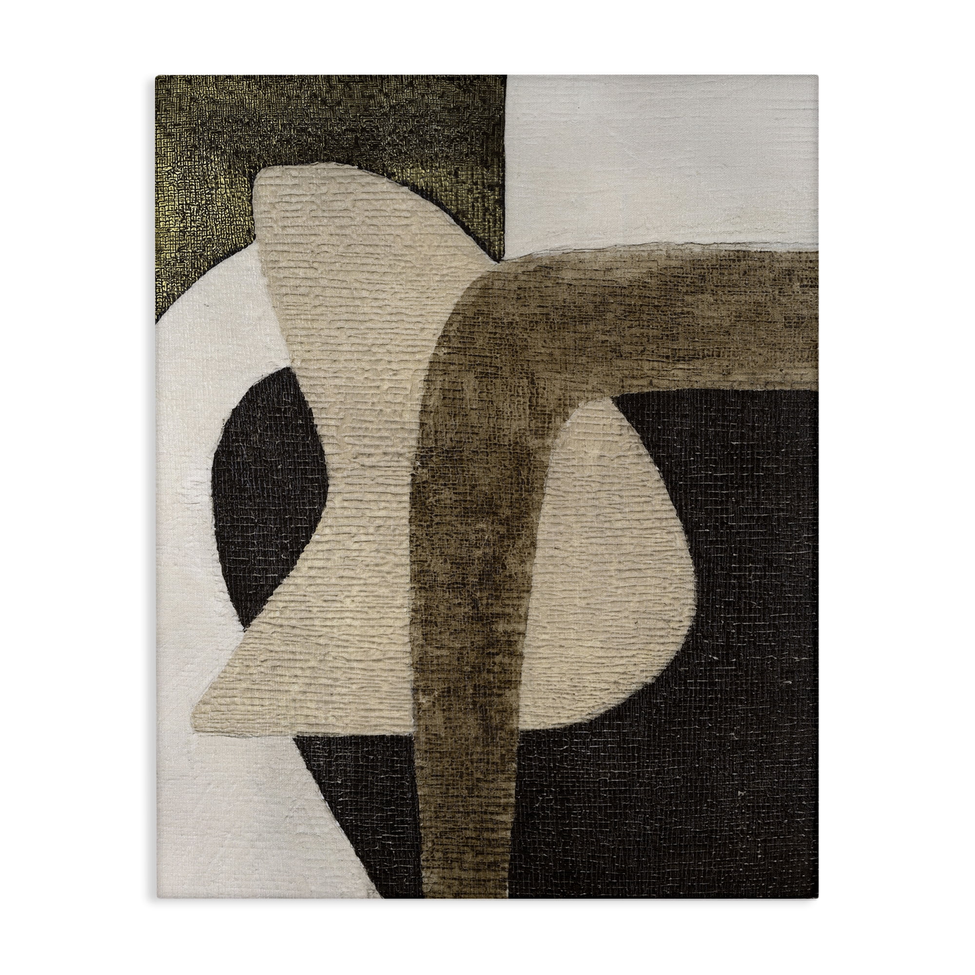 Stupell Industries Boho Modern Shape Pattern Abstract Painting Gallery Wrapped Canvas Art Print Wall Art, 16 x 20