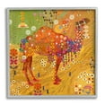 thumbnail image 1 of Stupell Industries Boho Patterned Camel Animals & Insects Painting Gray Framed Art Print Wall Art, 24 x 24, 1 of 9
