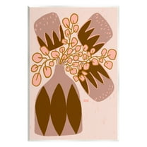 Stupell Industries Boho Patterned Vase Botanical & Floral Painting Unframed Art Print Wall Art, 10 x 15