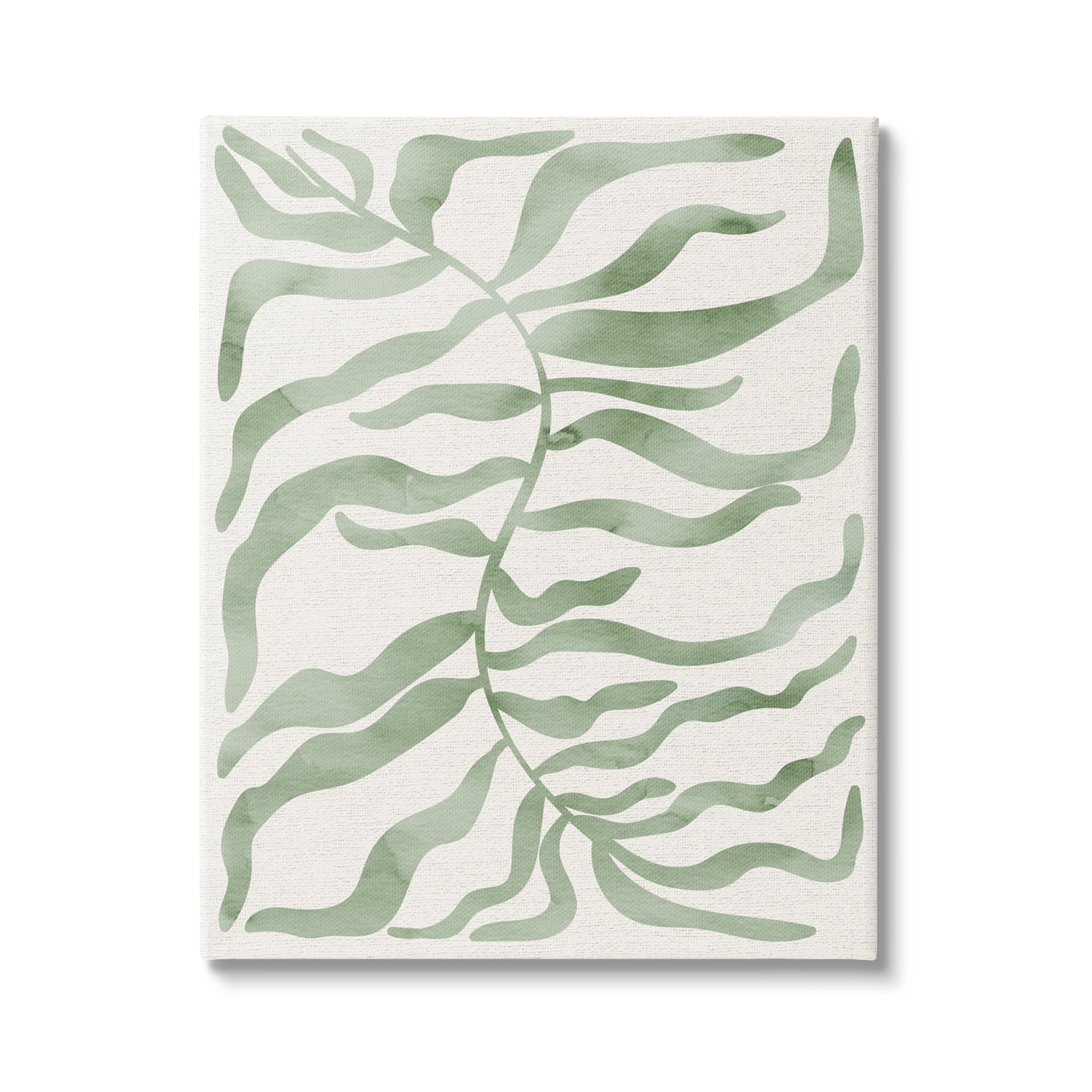 Stupell Industries Boho Plant Leaves Botanical & Floral Painting Gallery Wrapped Canvas Print Wall Art, 36 x 48