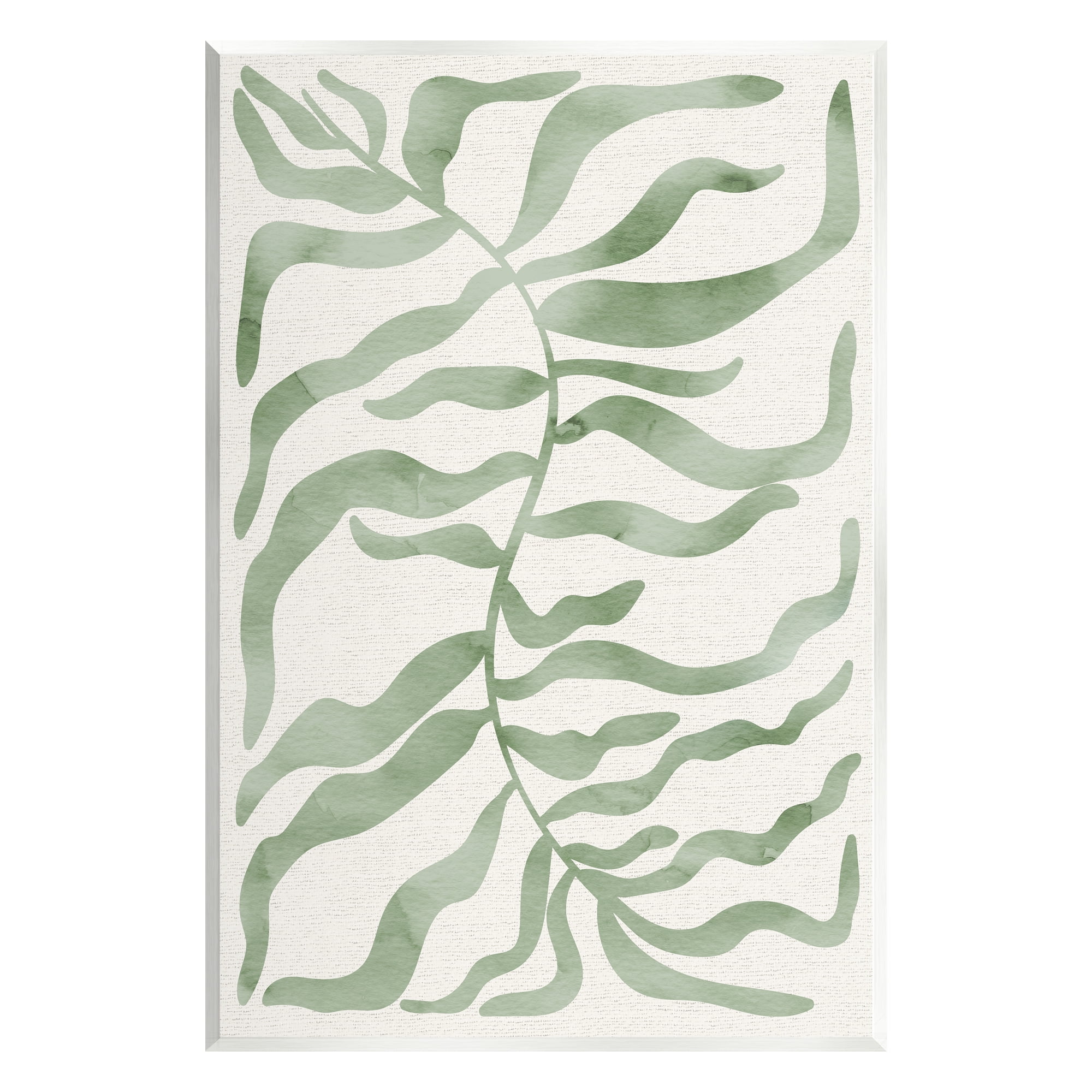 Stupell Industries Boho Plant Leaves Botanical & Floral Painting Unframed Art Print Wall Art, 13 x 19