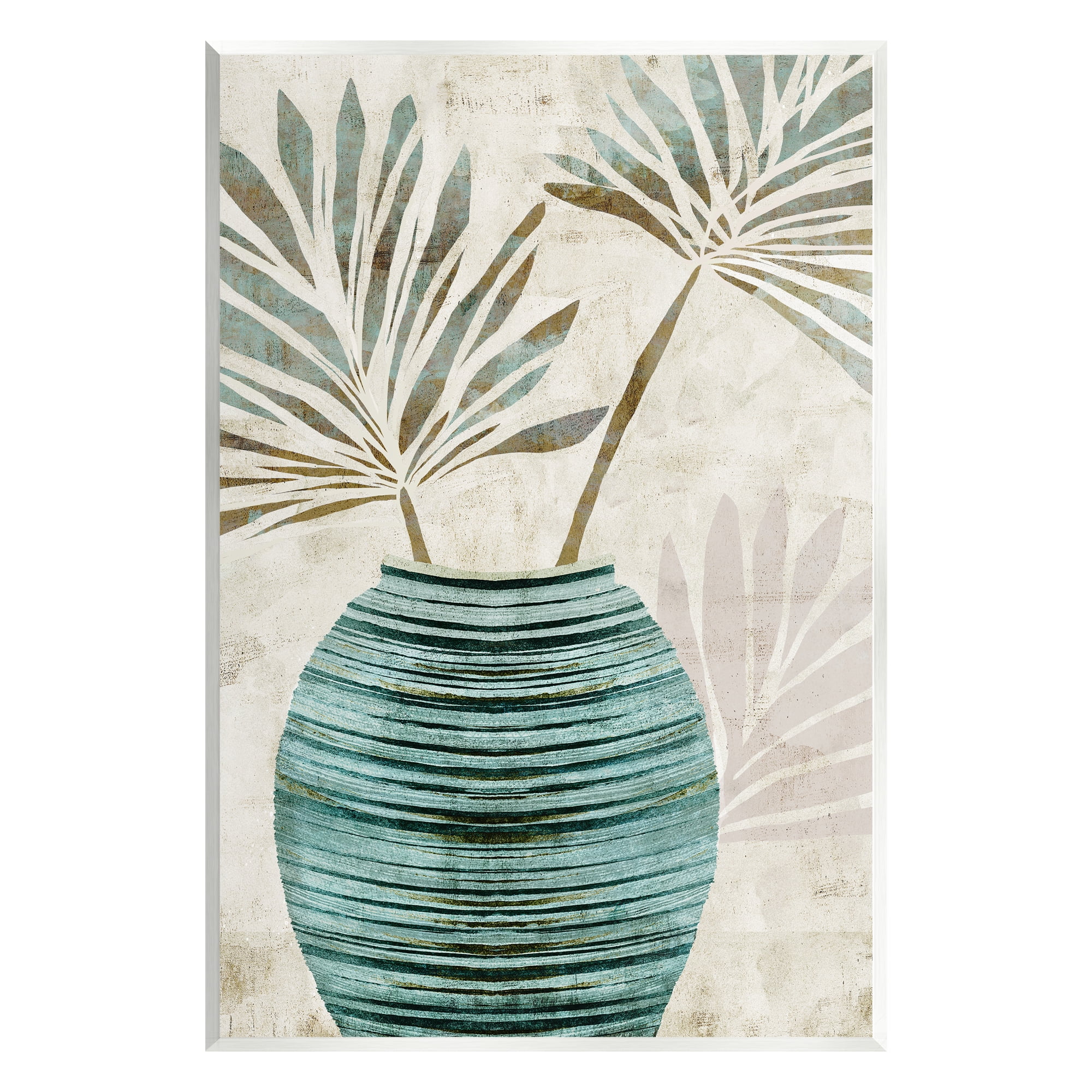 Stupell Industries Boho Plant Vase Botanical & Floral Painting Unframed Art Print Wall Art, 13 x 19
