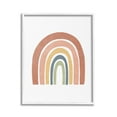 thumbnail image 1 of Stupell Industries Boho Rainbow Stripes Landscape Painting White Framed Art Print Wall Art, 16 x 20, 1 of 9