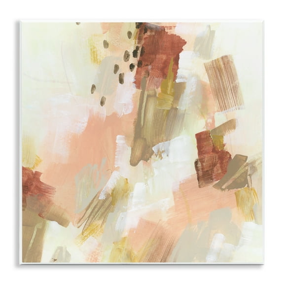Stupell Industries Boho Speckled Abstract Abstract Painting Unframed Art Print Wall Art, 12 x 12