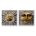 thumbnail image 1 of Stupell Industries Boho Sun & Moon Landscape Painting White Framed Art Print Wall Art, 17 x 17, 1 of 10