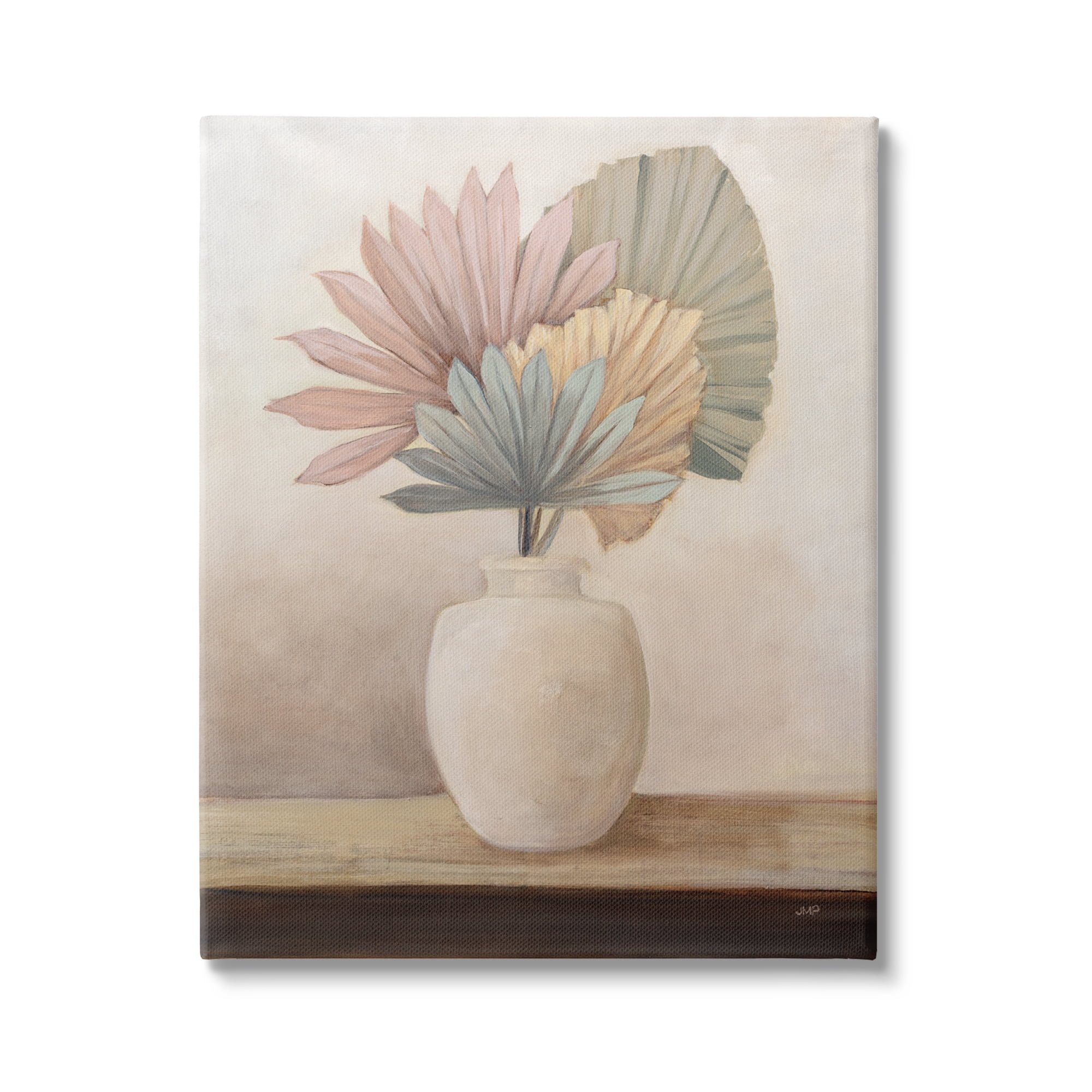 Stupell Industries Boho Sun Palms Botanical & Floral Painting Gallery Wrapped Canvas Art Print Wall Art, 16 x 20