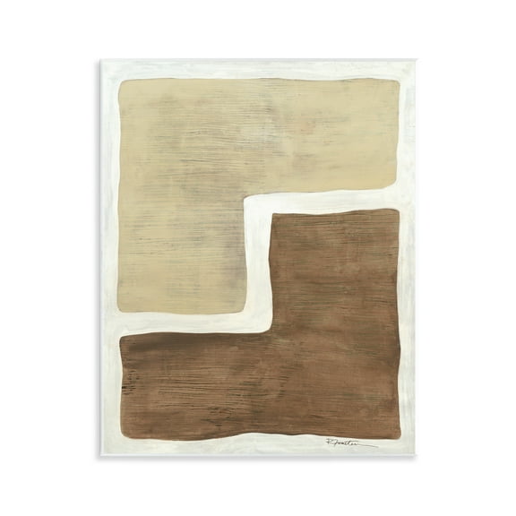 Stupell Industries Boho Symmetrical Shapes Abstract Painting Unframed Art Print Wall Art, 11 x 14