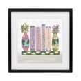 thumbnail image 1 of Stupell Industries Eclectic Boho Travel Books Shelf Black Framed Print Under Glass, 13 x 13, by Connie Summers, 1 of 8