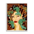 thumbnail image 1 of Stupell Industries Boho Woman Regal Peacock Birds Abstract Foliage Pattern, 16 x 20,Design by Sangita Bachelet, 1 of 5