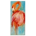 thumbnail image 1 of Stupell Industries Bold Abstract Flamingo Painting Coastal Painting Gallery Wrapped Canvas Print Wall Art, 1 of 5