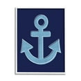 thumbnail image 1 of Stupell Industries Bold Anchor White Outline Symbol Navy Background,24 x 30, Design by Emily Cromwell, 1 of 5