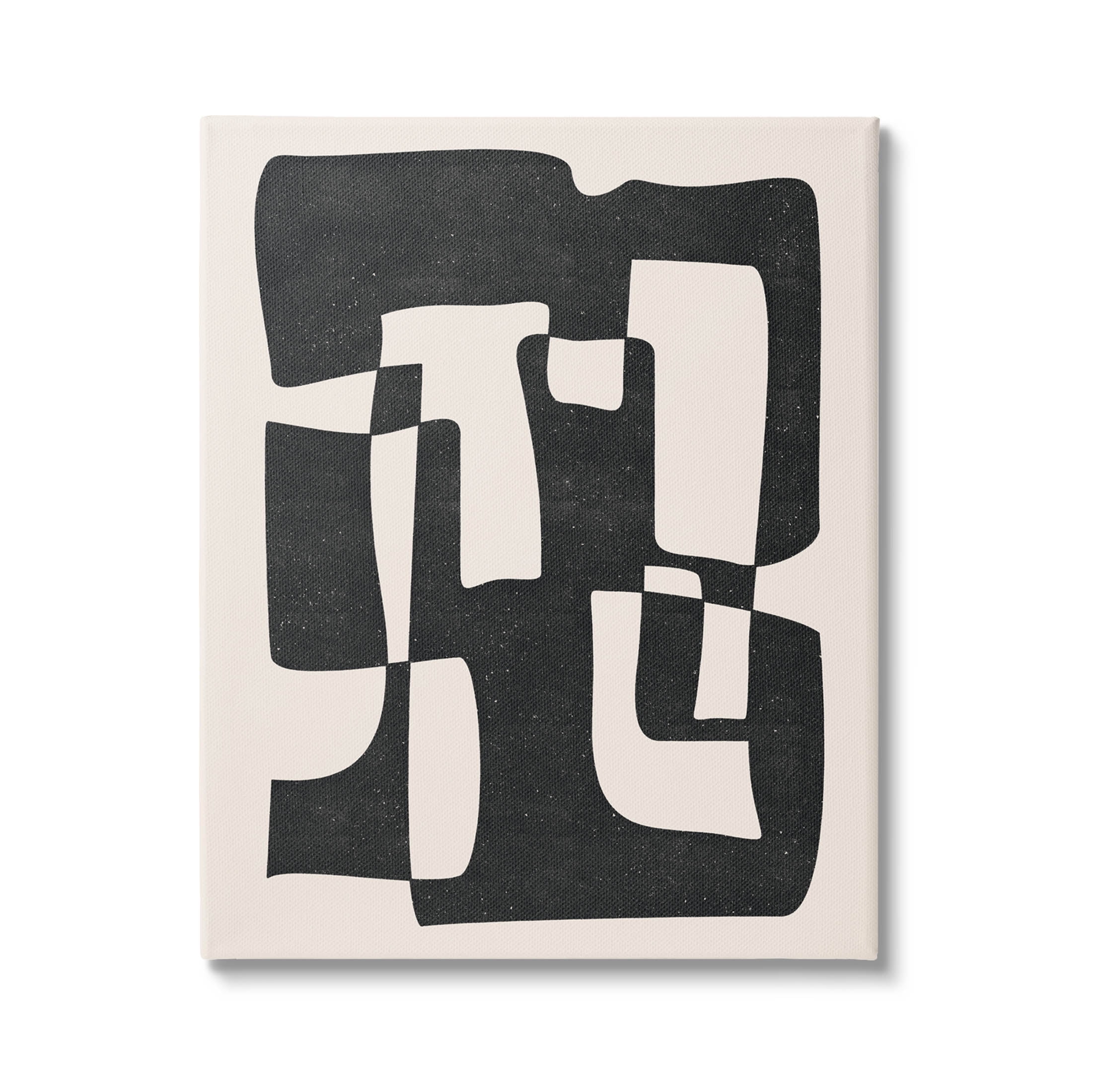 Stupell Industries Bold Blocked Abstract Layered Shapes Graphic Art Gallery Wrapped Canvas Print Wall Art, Design by JJ Design House LLC