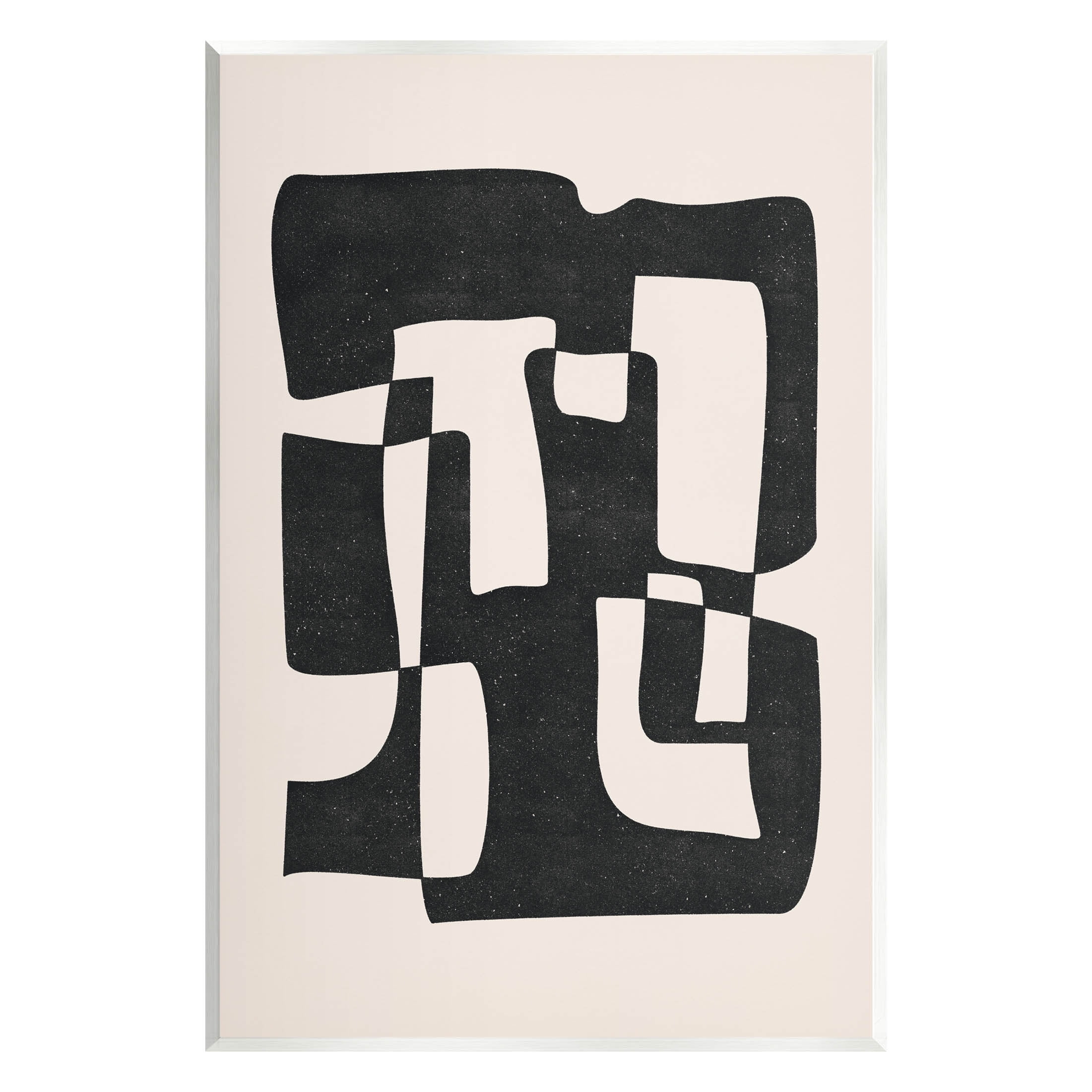 Stupell Industries Bold Blocked Abstract Layered Shapes Graphic Art Unframed Art Print Wall Art, Design by JJ Design House LLC