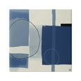 thumbnail image 1 of Stupell Industries Bold Blue Abstract Geometric Shapes Circles Squares Painting Gallery Wrapped Canvas Print Wall Art, Design by Elizabeth Hale, 1 of 5