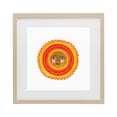 thumbnail image 1 of Stupell Industries Southwestern Bold Bohemian Sun Birch Framed Print Under Glass, 13 x 13, by Katherine Herrell Studio, 1 of 8