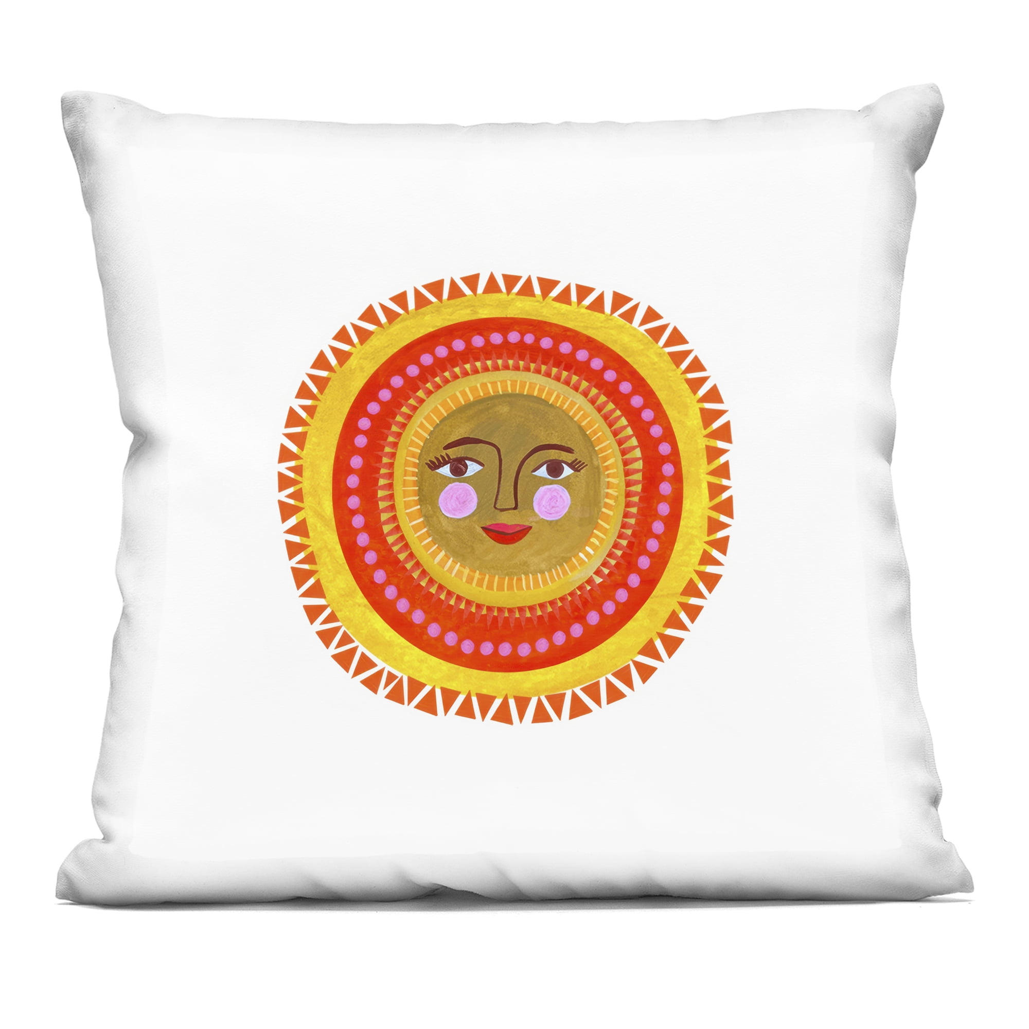 Stupell Industries Bold Bohemian Sun Decorative Printed Throw Pillow, design by Katherine Herrell Studio, 18 x 7 x 18