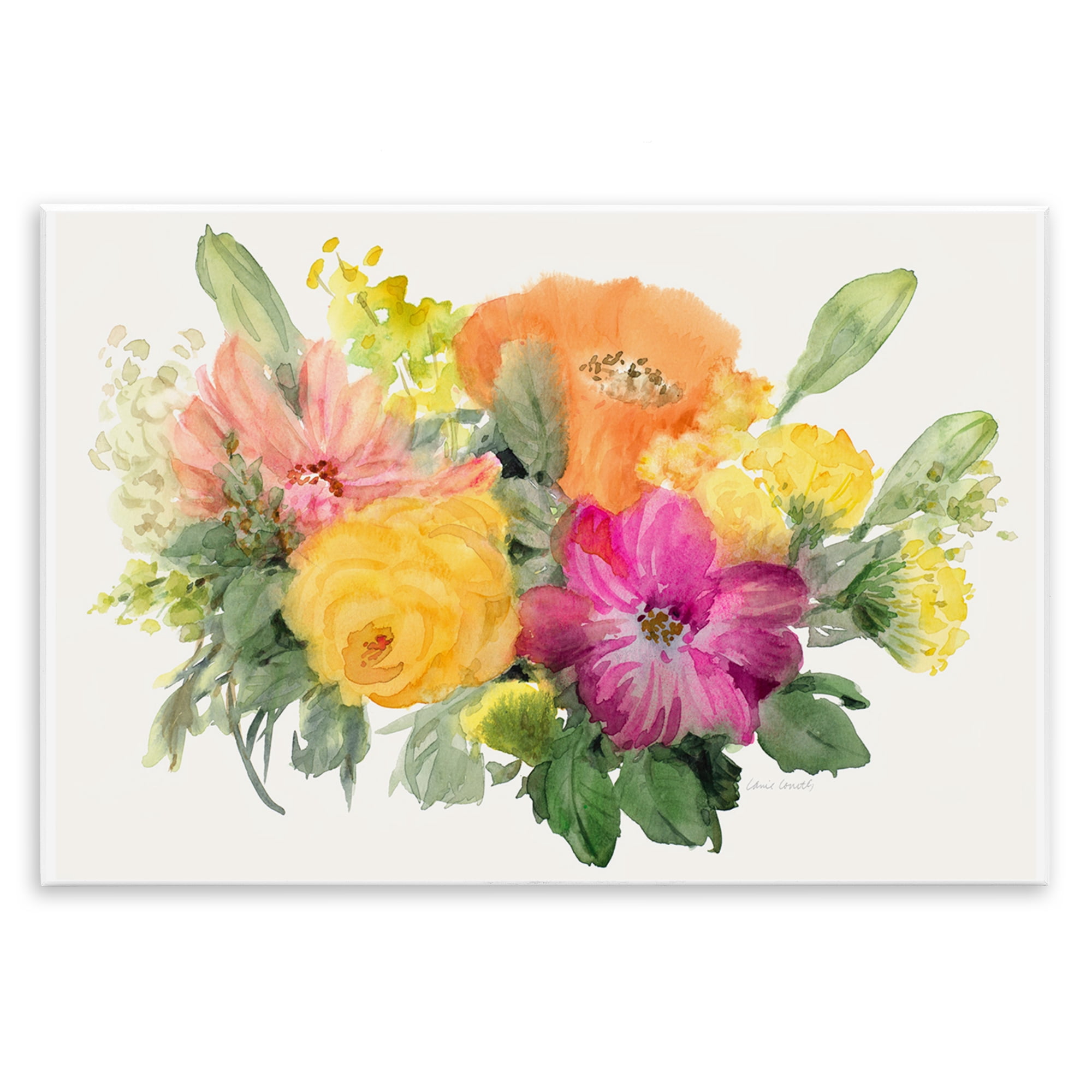 Stupell Industries Bold Bouquet Beauty Botanical & Floral Painting Unframed Art Print Wall Art, 19 x 13